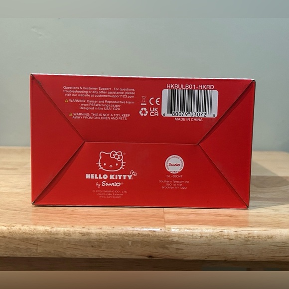 Hello Kitty Filament Bulb Rainbow Base Glow Light Made By Sanrio. NWTS. - Picture 6 of 7